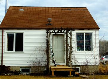 front view of old house