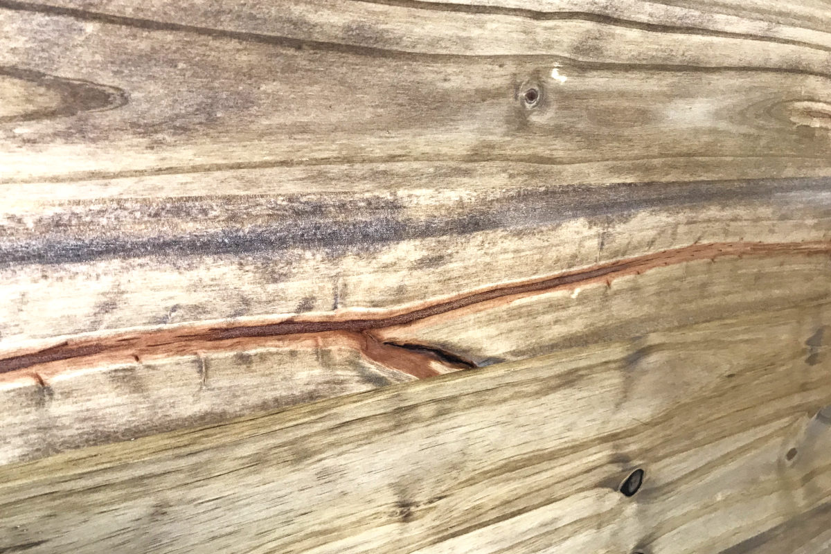 Minwax Special Walnut on raw pine