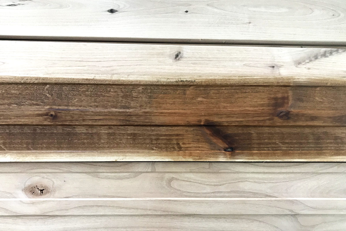 Minwax special walnut stain on alder makes a deep reddish brown.